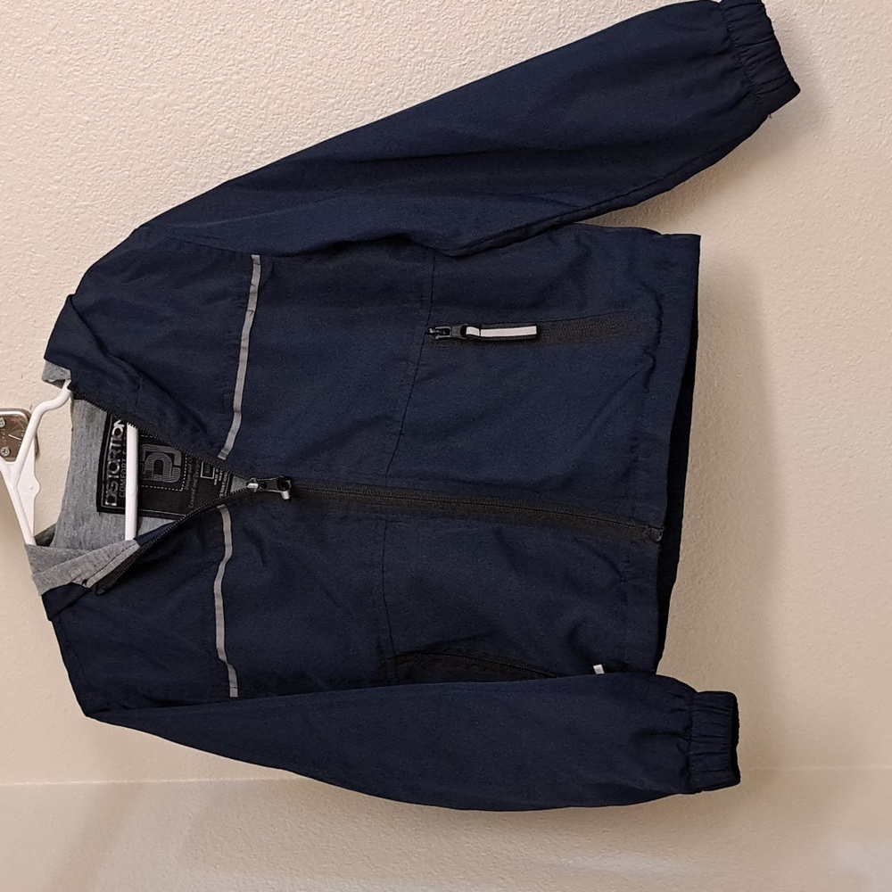 Distortion Navy Blue Boys Jacket sz 4